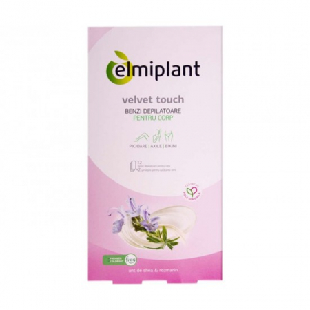 Epilare - Elmiplant benzi depilatoare corp 12buc