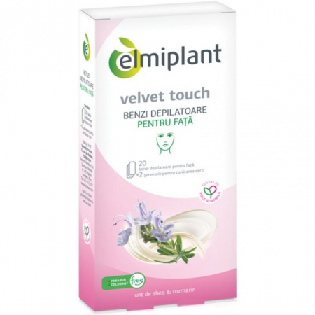 Epilare - Elmiplant benzi depilatoare fata 20buc