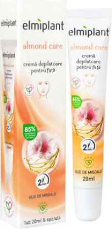 Epilare - Elmiplant crema depilatoare fata 20ml ulei de migdale