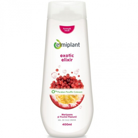 Ingrijirea corpului - Elmiplant gel dus crema 400ml exotic elixir merisoare fructul pasiunii