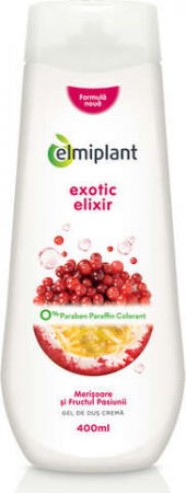 Gel dus - Elmiplant gel dus crema 750ml exotic elixir merisoare fructul pasiunii