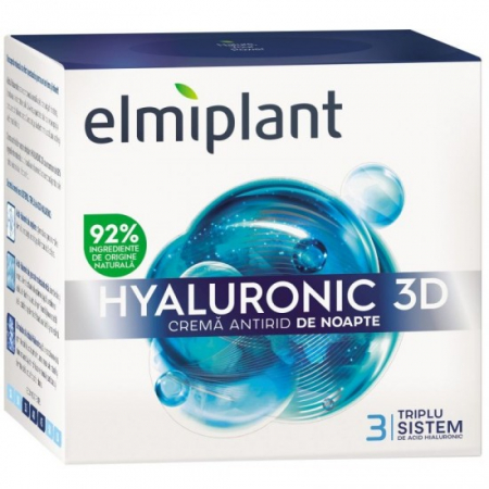 Cosmetice - Elmiplant hyaluronic crema antirid 50ml noapte