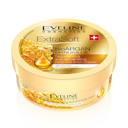 Crema corp - Eveline crema extra soft bio 175ml argan&manuka oil
