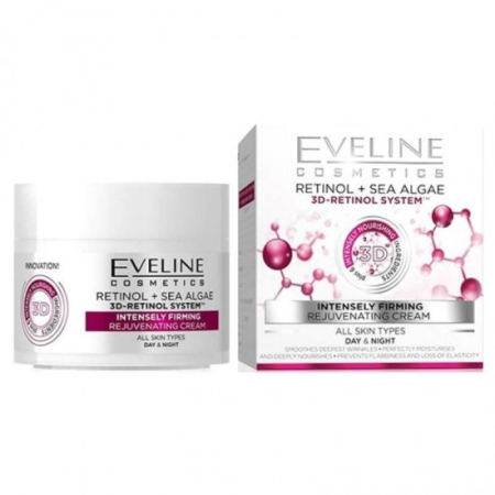 Crema fata - Eveline crema fata 50ml 3d retinol intensly sea algae