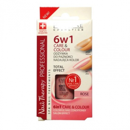 Unghii - Eveline nail therapy 6in1 rose