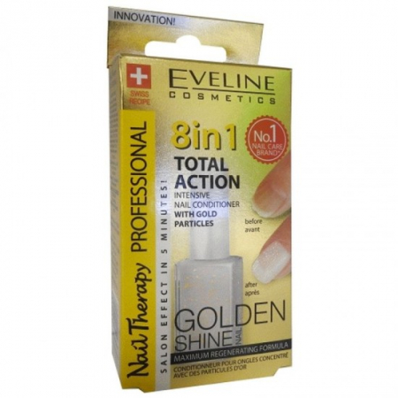 Unghii - Eveline nail therapy 8 in 1 gold