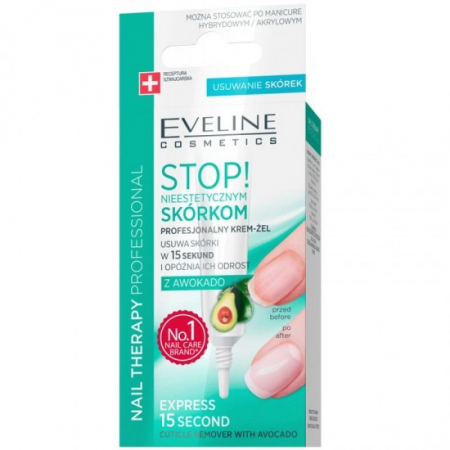 Unghii - Eveline nail therapy gel cuticule 12ml avocado