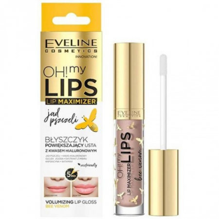 Make up - Eveline oh my lips maximizer gloss 4.5ml bee venom