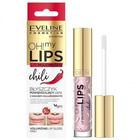 Make up - Eveline oh my lips maximizer gloss 4.5ml chili