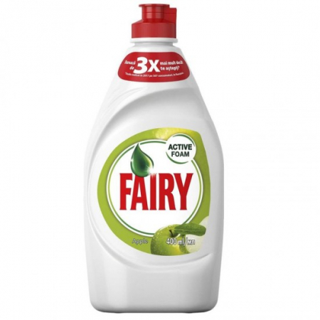 Detergenti si solutii de curatenie - Fairy detergent vase lichid 400ml apple