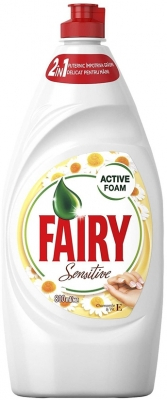 Detergenti si solutii de curatenie - Fairy detergent vase lichid 800ml sensitive chamomile