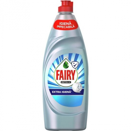 Detergenti si solutii de curatenie - Fairy extra plus detergent vase lichid 650ml extra igiena