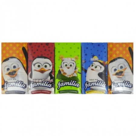 Servetele nazale - Familia batiste igienice 3 straturi 10buc/set