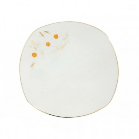 Vase si accesorii bucatarie - Farfurie desert patrata gold 8 17621