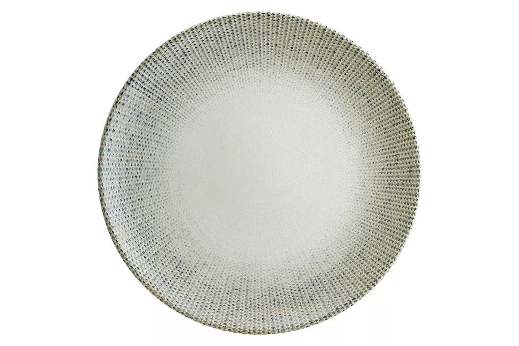 Vase si accesorii bucatarie - Farfurie Intinsa din Portelan Bonna Sway 23 cm – Design Modern si Rezistenta Premium