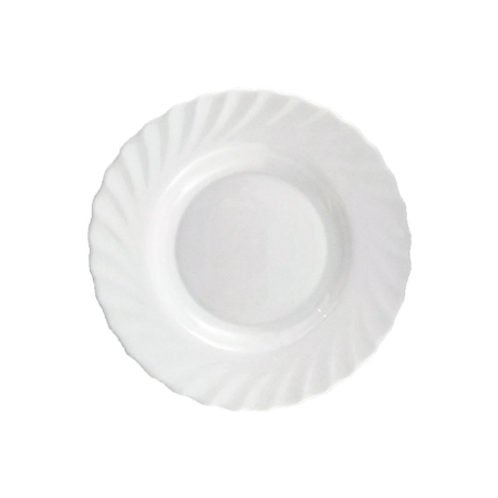 Vase si accesorii bucatarie - Farfurie Opal Adanca Alba 22.5 Cm