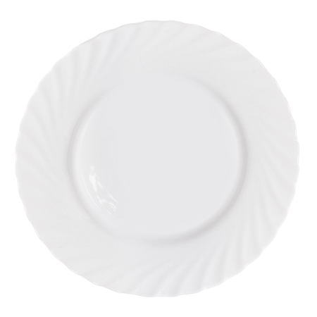 Vase si accesorii bucatarie - Farfurie Opal Intinsa Alba 25 cm