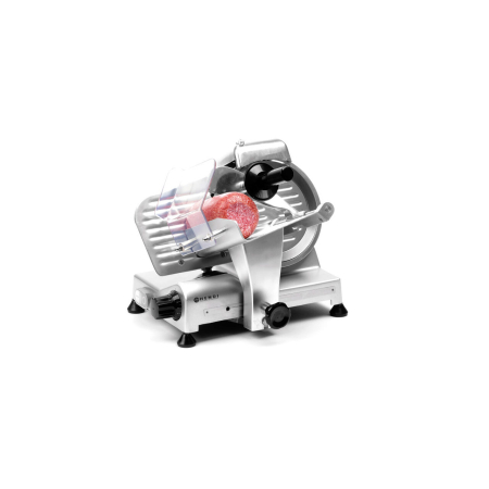 Echipamente procesare - Feliator electric profesional, diametru lama 19,5 cm, Hendi Profi Line 195, grosimea taiere reglabila 1-12 mm, 200 W, carcasa aluminiu