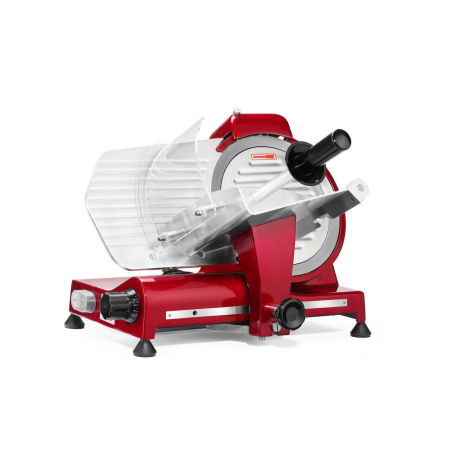 Feliator Hendi Profi Line 250, Rosu, 320 W, 485x420x(H)395 mm, Inox, grosime de taiere reglabila de la 0 la 12 mm [7]