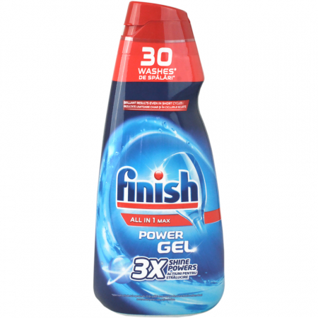 Detergenti si solutii de curatenie - Finish detergent gel 650ml all in 1 max regular