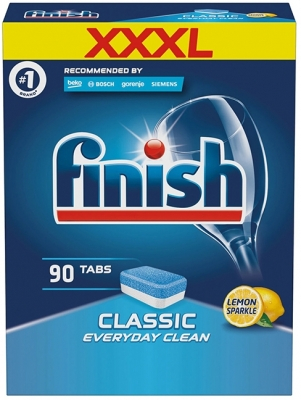 Detergenti si solutii de curatenie - Finish detergent vase tablete 90buc classic lemon sparkle