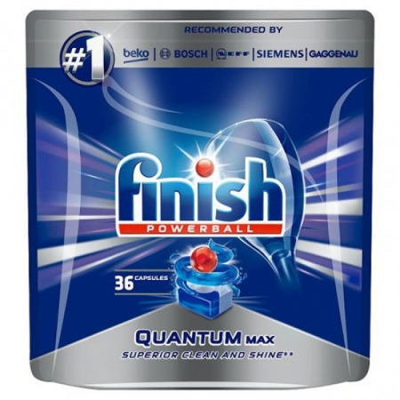 Detergenti si solutii de curatenie - Finish quantum max tablete 36buc regular