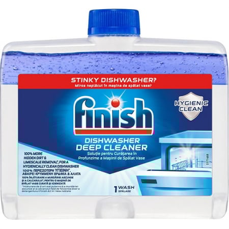 Anticalcar lichid - Finish solutie intretinere 250ml regular masina spalat vase