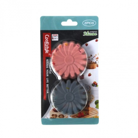 Vase si accesorii bucatarie - Forma savarina silicon 6piese mx