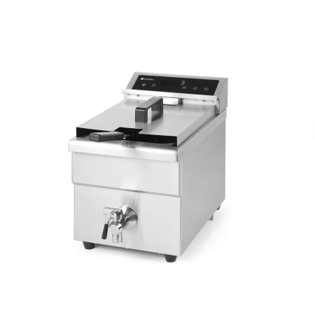 Friteuza cu inductie Hendi Kitchen Line, 8 lt, corp inox, 3500W, functie boost pentru incalzire rapida, Hendi, 290x485x(H)406mm [1]