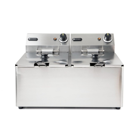 Echipamente Profesionale Bucatarie - Friteuza Kitchen Line 2x8 litri, 230V, 2x3500W