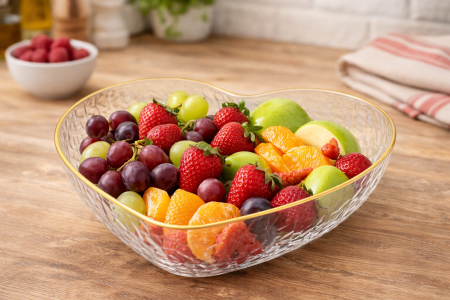 Fructieră în formă de inimă 21,5 cm din PVC [1]