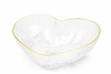 Vase si accesorii bucatarie - Fructieră în formă de inimă 21,5 cm din PVC