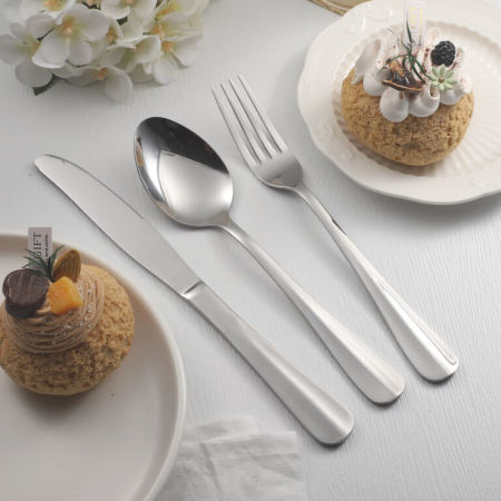 Furculiță din Inox – Baguette - 6 Buc / Set [1]