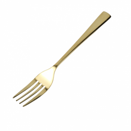 Vase si accesorii bucatarie - Furculita inox deluxe gold 6buc/set wow