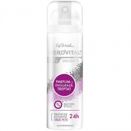 Ingrijirea corpului - Gerovital h3 antiperspirant 150ml delights
