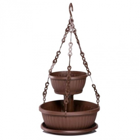 Bricolaj, casa si gradina - Ghiveci etajat 2 niveluri cu lant 20/30cm 557mn