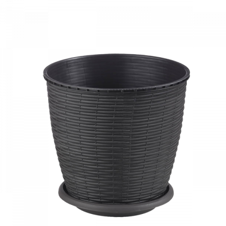 Bricolaj, casa si gradina - Ghiveci ratan 6l wenge crl