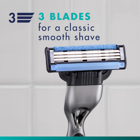Gillette Aparat Ras + Rezerva Mach3 Fresh Clean [1]