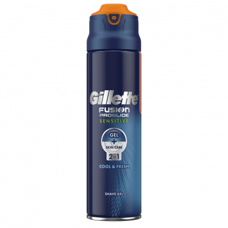Ingrijirea corpului - Gillette gel ras 170ml fusion proglide sensitive 2in1 sensitive cool fresh
