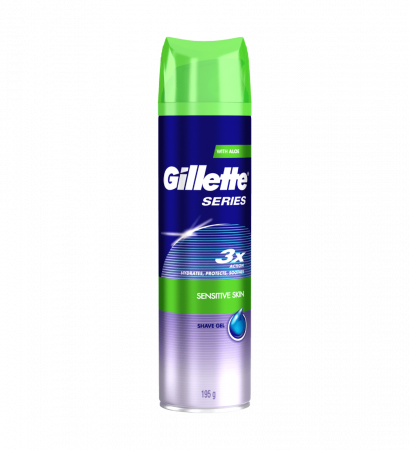 Ingrijirea corpului - Gillette gel ras 200ml series piele sensibila aloe vera