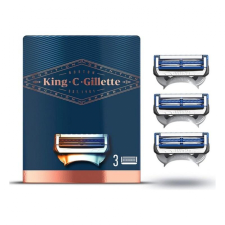 Ingrijirea corpului - Gillette king rezerva 3buc