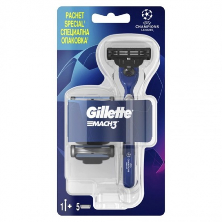 Ingrijirea corpului - Gillette mach3 aparat ras+5rezerve