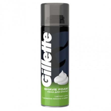 Ingrijirea corpului - Gillette spuma ras 200ml regular lemon