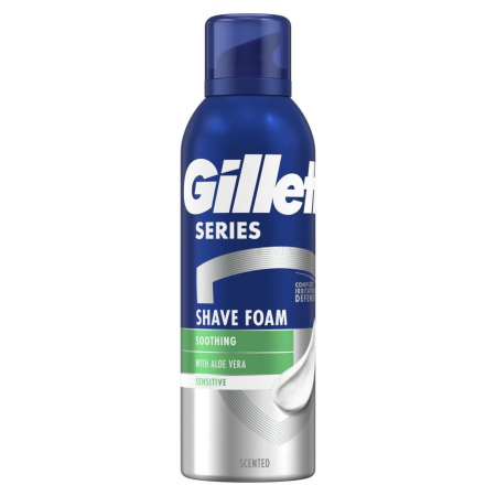Ingrijirea corpului - Gillette spuma ras 200ml series sensitive