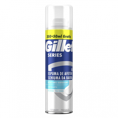 Ingrijirea corpului - Gillette spuma ras 250ml series sensitive eucalipt