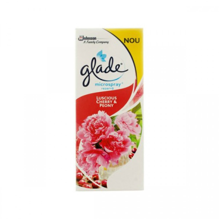 Odorizante - Glade microspray odorizant camera rezerva 10ml cherry&peony