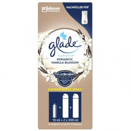 Odorizante - Glade microspray odorizant camera rezerva 10ml romantic vanilla blossom