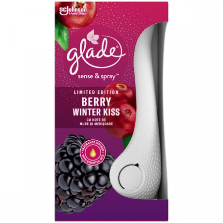 Odorizante - Glade sense&spray aparat+rezerva 18ml apple berry winter kiss