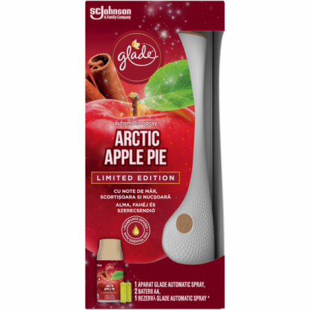 Odorizante - Glade sense&spray aparat+rezerva 18ml apple pie