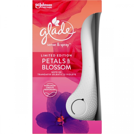 Odorizante - Glade sense&spray aparat+rezerva 18ml petals blossom